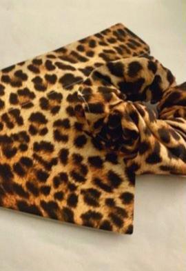 Leopard Print Scrunchie
