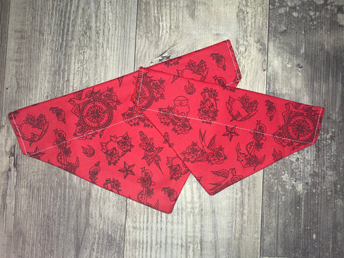 Red Pin Up Bandana