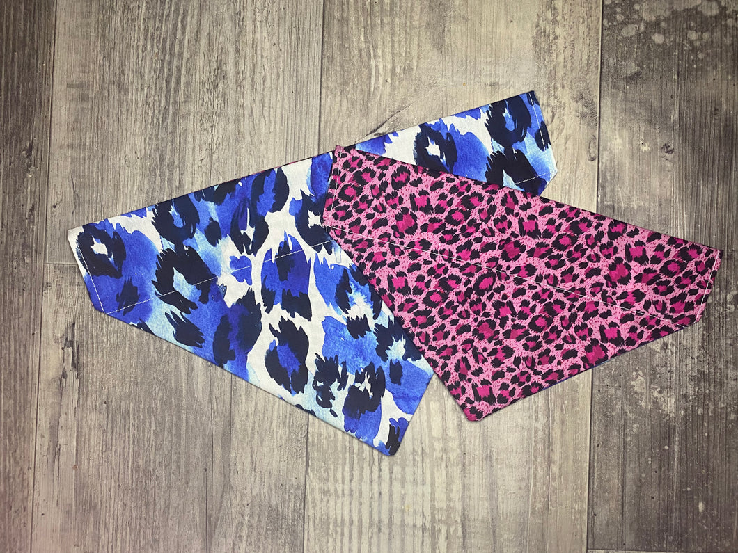 Reversible Leopard Bandana